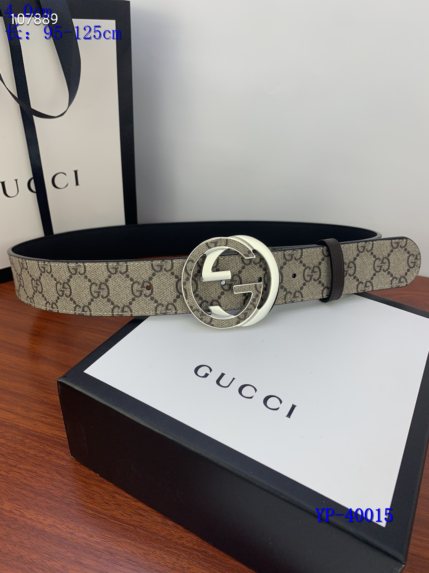 Gucci Belts 3.8CM Width 124